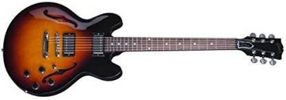 Gibson Electric Guitar, ES 339 Studio -Ginger Burst ES39D16GBNH1 Semi-hollow Electric Guitar  (wine red)